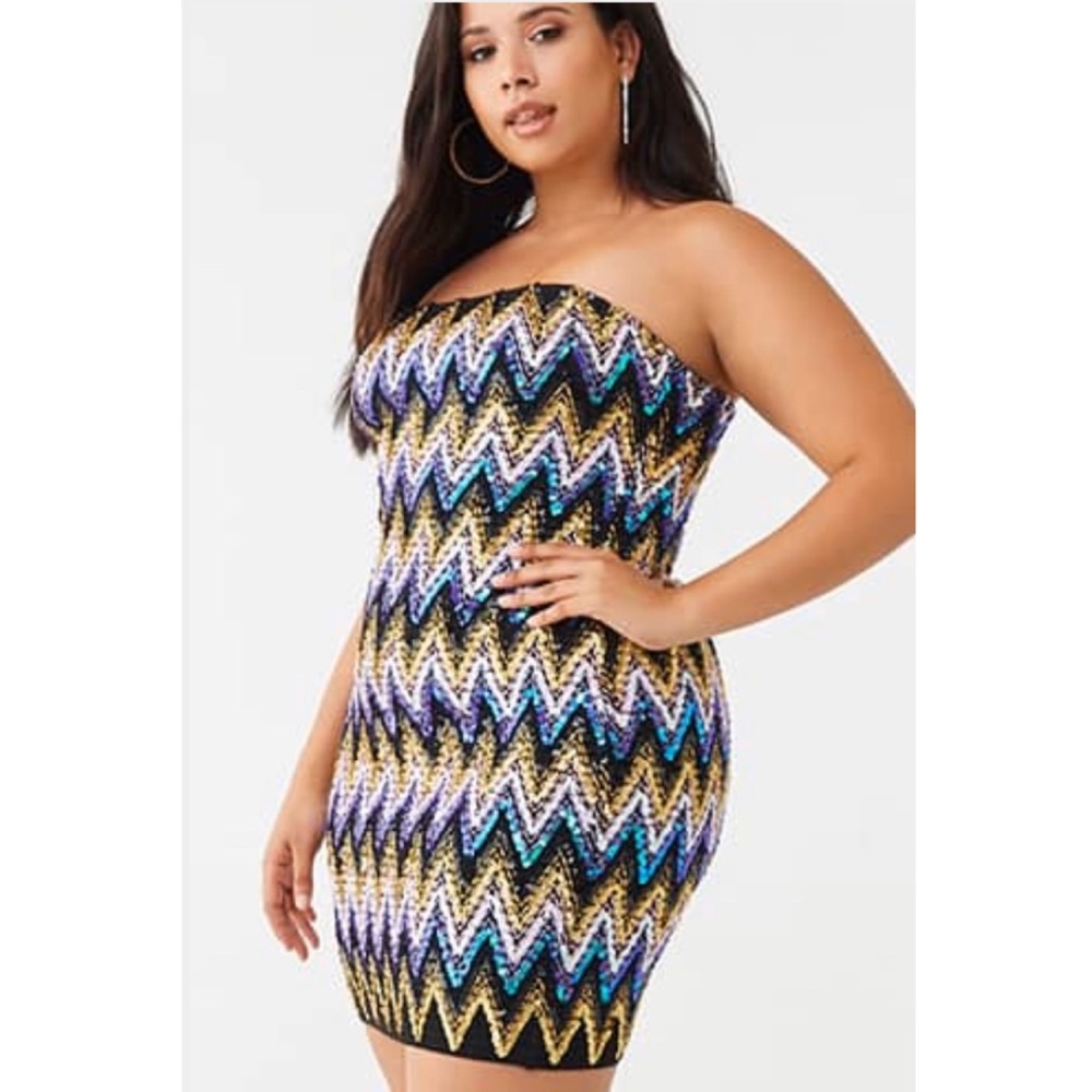 🆕 FOREVER 21 Mini Sequin Dress!